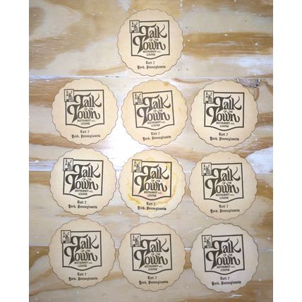 (10) Talk of The Town Restaurant and Lounge Coasters - York Pennsylvania Exit 7