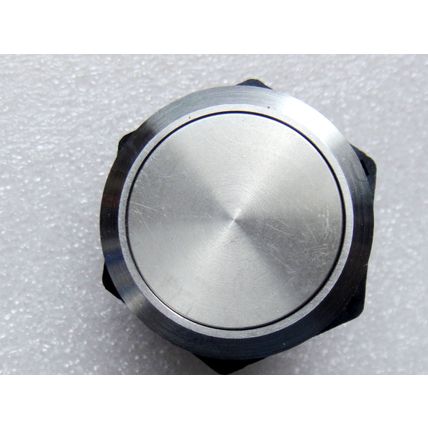 Large Stainless Steel Doorbell Push Button New Old Stock Modernist House Home
