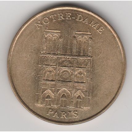 Monnaie de Paris 2000 médaille souvenir Notre-Dame Paris
