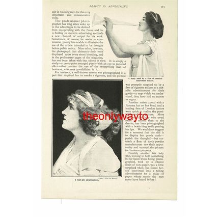 Beauty In Advertising (3), Hair-Pins, Instruments, Book Illustration (Print)