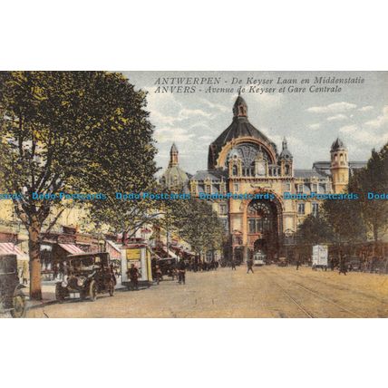 R051354 Anvers. Avenue de Keyser et Gare Centrale