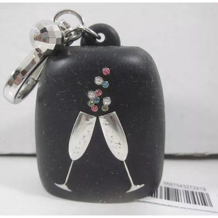 Bath & Body Works PB Pocket*Bac Holder black Champagne Glasses Bubbles
