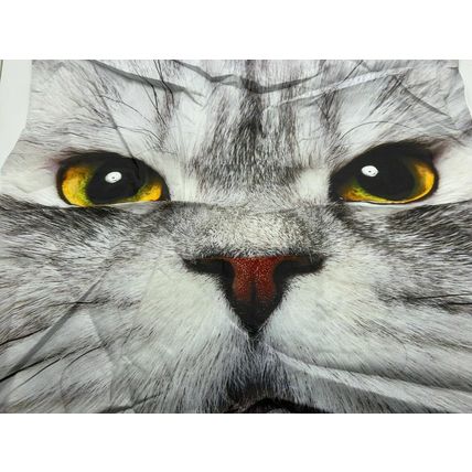 CAT Cushion Animal Cover Printed Pillow CASE Sofa Home Decor 45 x 45cm 18'' UK A