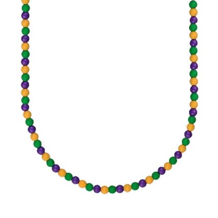 Unlit Mardi Gras Breakaway Beads Necklace
