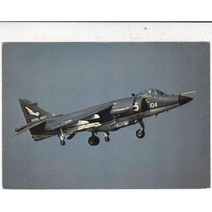 Sea Harrier FRS 1 Postcard unused VGC