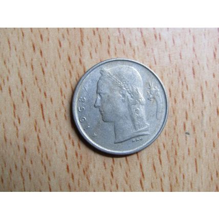 Belgium 1968 1 Franc Belgique (French Text) Coin