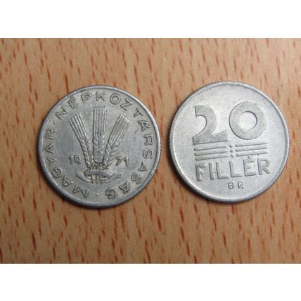 Hungary 1971 20 Filler Coin