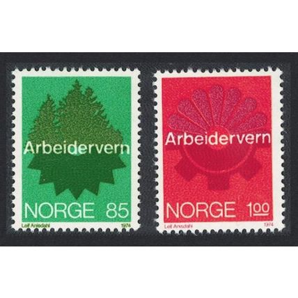 Norway Industrial Accident Prevention 2v 1974 MNH SG#720-721 Sc#637-638