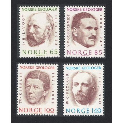 Norway Norwegian Geologists 4v 1974 MNH SG#722-725 Sc#639-642