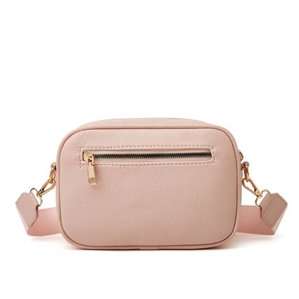 Women's Small Classy Crossbody Purse Leather Satchel Bags Pink