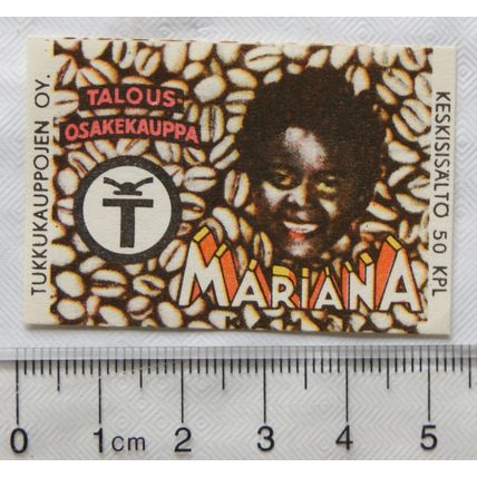 vintage Matchbox Label - Mariana