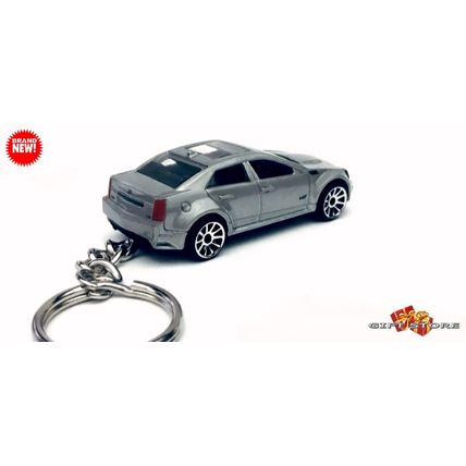 HTF RARE KEYCHAIN SILVER CADILLAC CTS-V CUSTOM Ltd Ed.