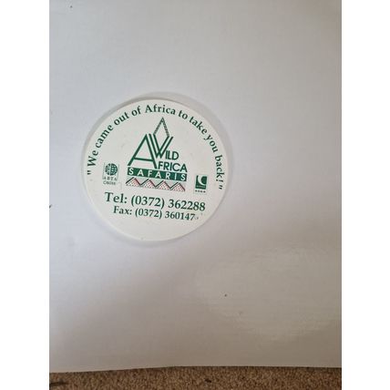 Vintage Wild Africa Safaris Mug Mat