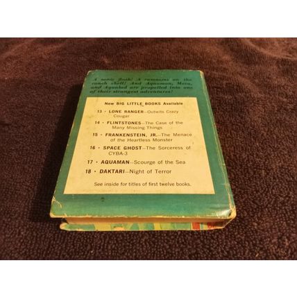 Big Little Book Aquaman Scourge Of The Sea By Paul S Newman VG/FN 5.0 Shape 1968
