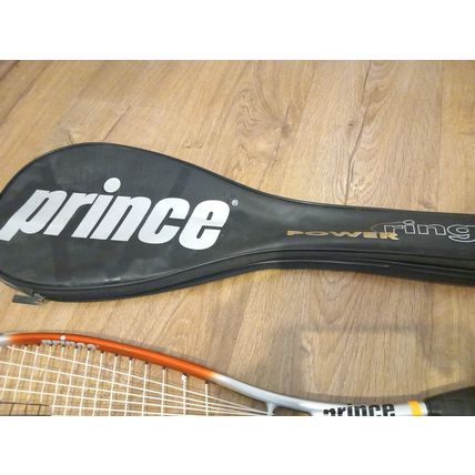 Prince Power Ring Ring Titanium Graphite Squash Racket with Bag Head Cover
