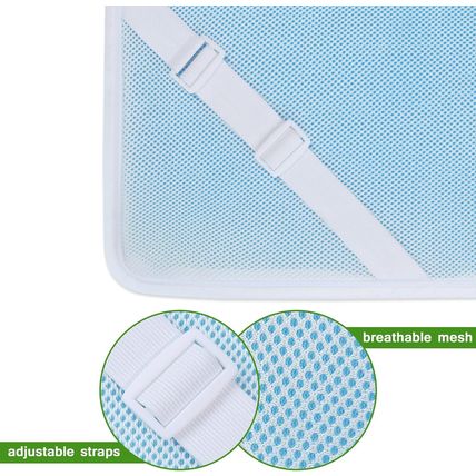 Mattress Topper Cover Queen Size (Only Cover) 3 Inch Mattress Protector Cooling