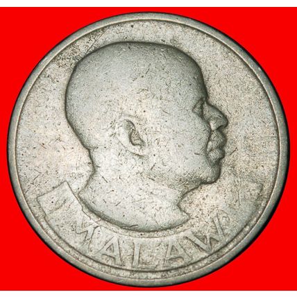 Ⰶ GREAT BRITAN (1964-1968): MALAWI ★ 1 SHILLING 1964 CORN!★LOW START★NO RESERVE
