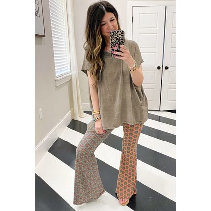 Sage Green Vintage Washed Short Dolman Sleeve Oversized T Shirt