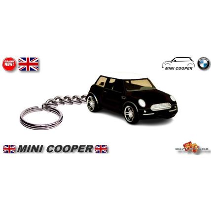 RARE KEY CHAIN BLACK BMW NEW MINI COOPER CUSTOM Ltd Ed.