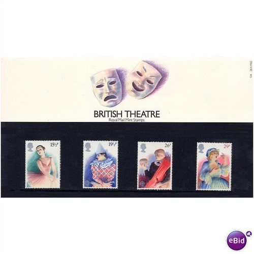 GB 1982 British Theatre Presentation Pack # 134 Unmounted Mint SG 1183-1186