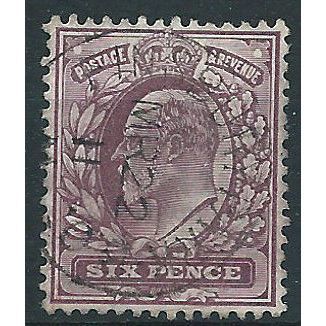 1911 SG298 6d Reddish-Purple Fine Used Finsbury Park CDS