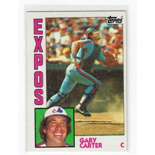 1984 Topps Gary Carter baseball card #450 – HOF - Expos