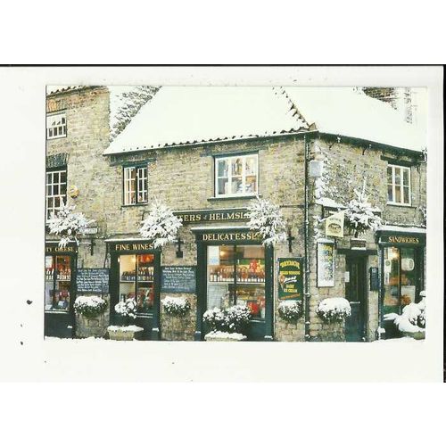 Yorkshire HELMSLEY Hunters Delicatessen Postcard