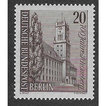 BERLIN -1964 U/M 20pf '700TH ANN OF SCHONEBERG' (EBID63-223)