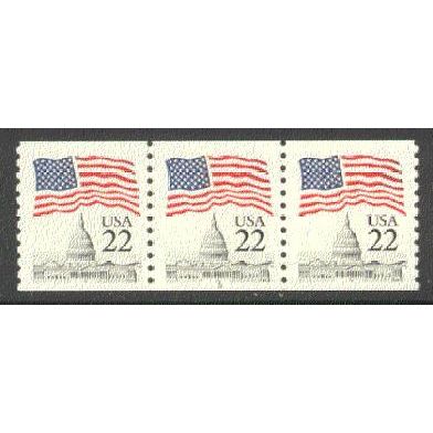 2115a 22c U.S. Flag Fine MNH PNC 5/3 V0227