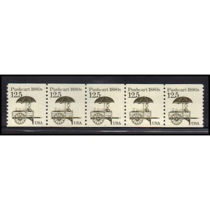 2133 12.5c Pushcart Fine MNH Dry Gum PNC 1/5 X2242