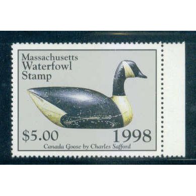 MA25 $5 Mass WaterFowl Very Fine MNH C1063