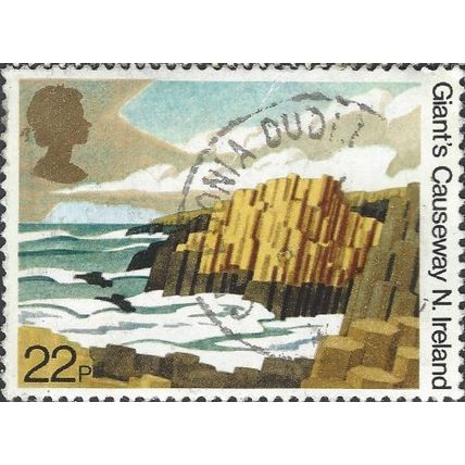 GB, Giant's Causeway, Northern Ireland, brown 1981, 22p, #3