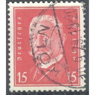 Germany 1928 - SG432 - 15pf carmine - President Von Hindenburg - used 5