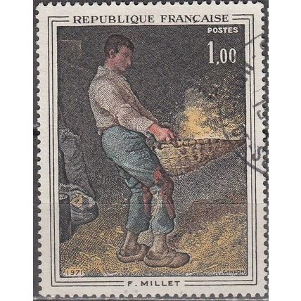 France 1971 Michel 1744 O Cote (2008) 0.70 € Millet Le vanneur Cachet rond