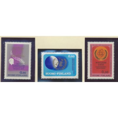 Finland Stamps Scott #493 To 495, Mint Hinged