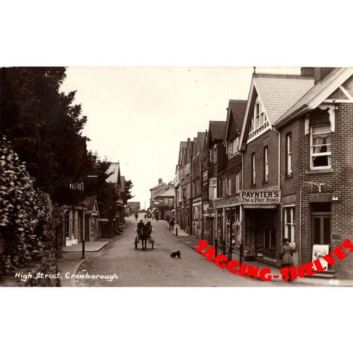 Sussex - CROWBOROUGH - High Street - RP - by Camburn - c.1915