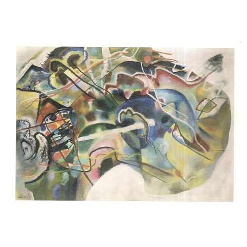VASILY KANDINSKY unused postcard Guggenheim Museum =