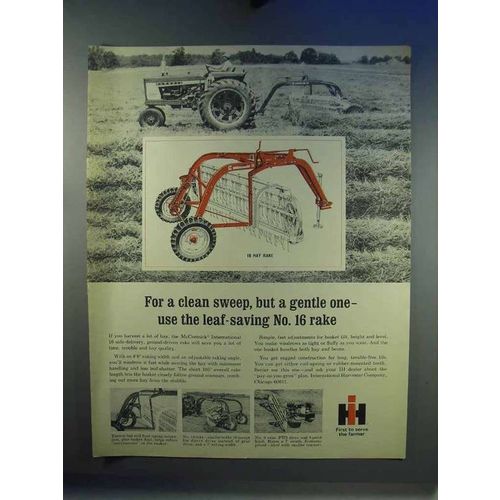 1967 International Harvester 16 Hay Rake Ad