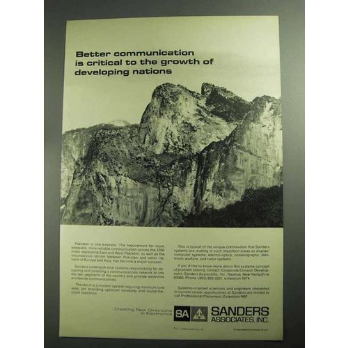 1968 Sanders Associates Ad - Better Communication