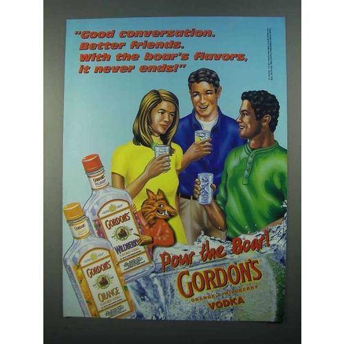 1996 Gordon's Orange & Wildberry Vodka Ad