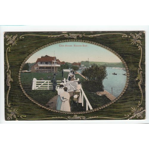 Club House Bourne End Buckinghamshire Postcard