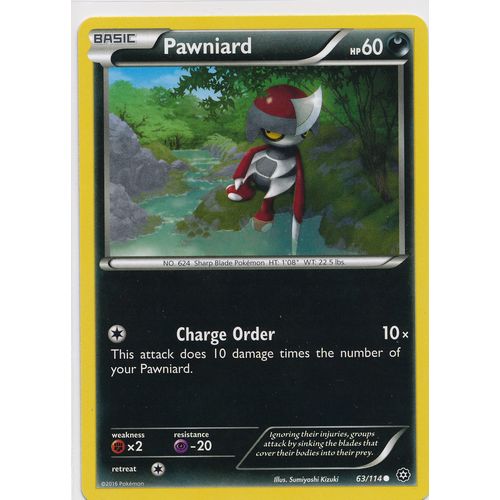 Pokemon XY Steam Siege 63/114 Pawniard