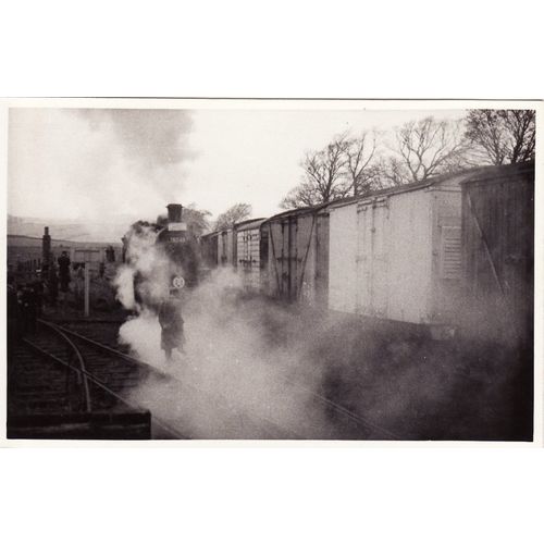 Railway Photo BR 2MT 78049 BLS Lauder Branch Last Train Tour 1958 Loco -3