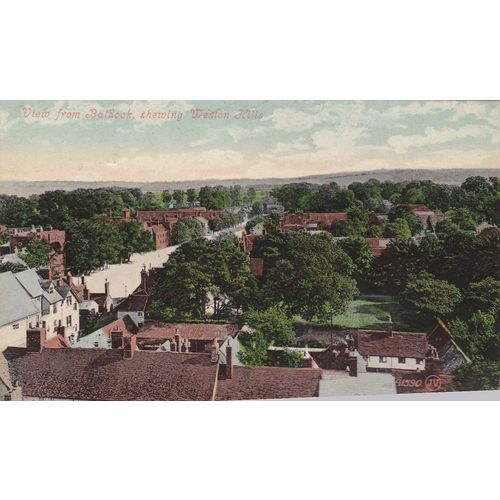 View From Balstock Shewing Weston Hills Hertfordshire Postcard (HRT76331)