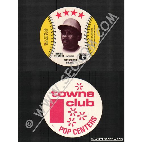 Sport Baseball Discs Name: Stennett, Rennie Infielder Pittsburgh Pirates~803