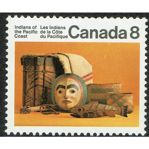 Canada 1972 Canadian Indians 8c Multicoloured SG725 MM