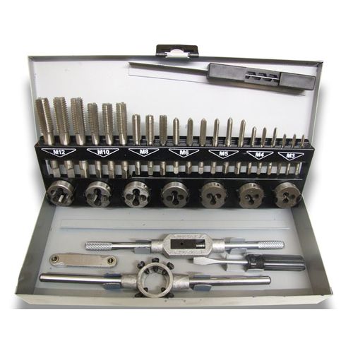 32 Piece Metric Finishing Tap and Die Set