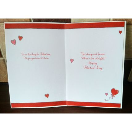 Valentines Card - Husband - Glitter Card - 002