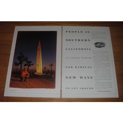 2000 Toyota Cars Ad - People in Southern California are always looking for