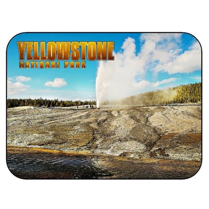Yellowstone National Park Fridge Magnet with Beehive Geyser